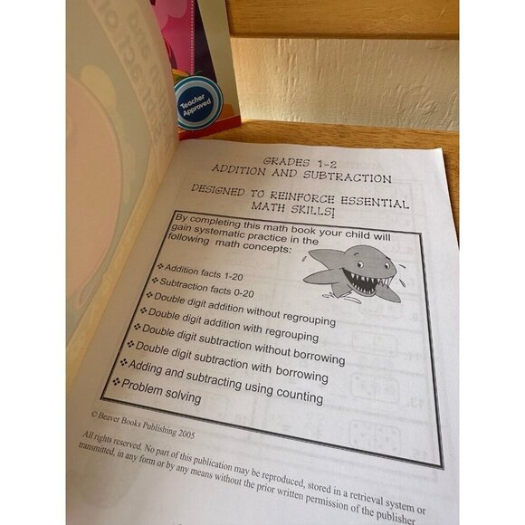 Beaver Books Addition Subtraction Number Skills practice books - Picture 5 of 7